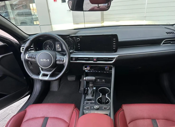 Kia GT k5 2023 BLACK RENTAL IN DUBAI - undefined